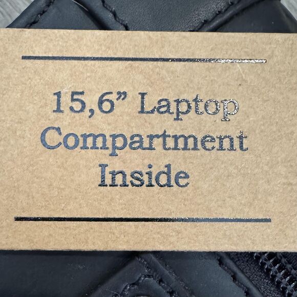 The Chesterfield Brand Joe Leather Briefcase 15.6 Laptop Bag Black Messenger - Picture 7 of 14